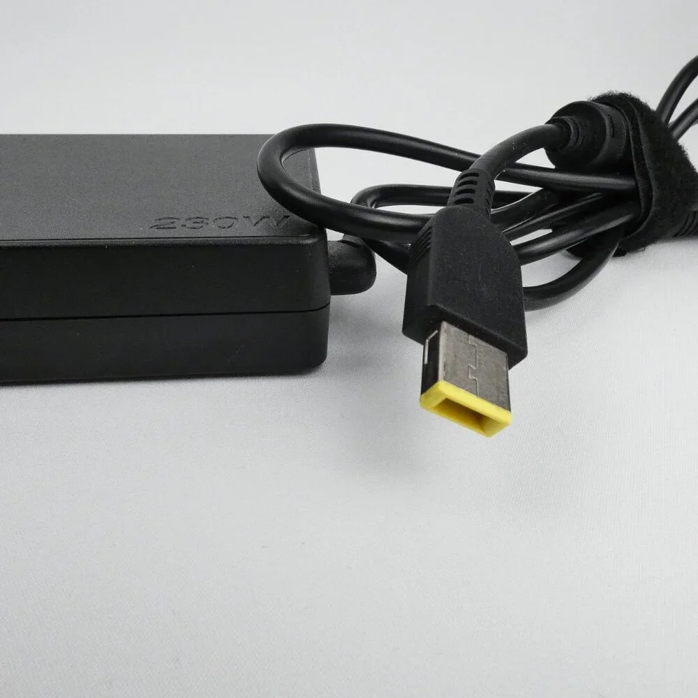 Lenovo 230W Power Supply Adapter ADL230NLC3A 20V 11.5A Square Tip Black Genuine